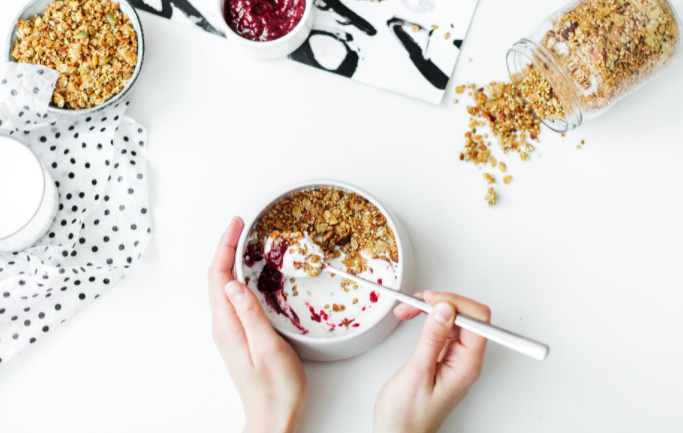 yogurt for breakfast